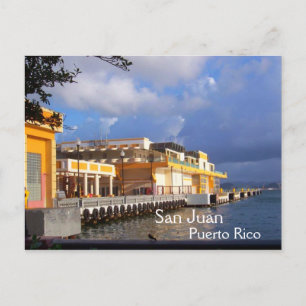 Gammalt San Juan Puerto Rico-vykort Vykort