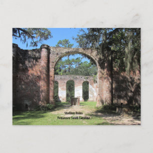 Gammalt Sheldon Ruins-vykort Vykort