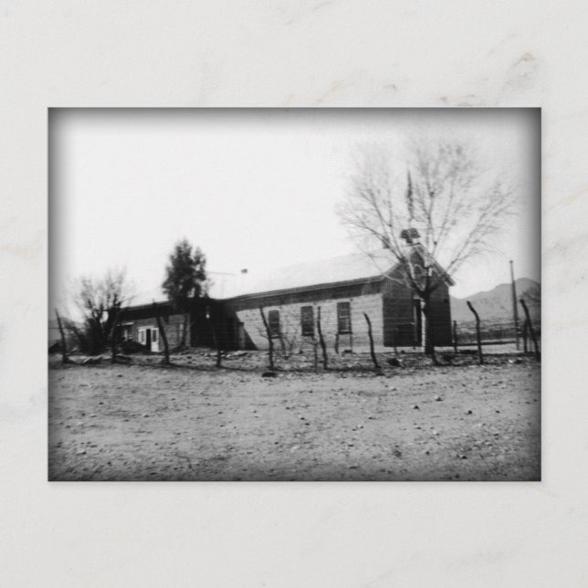 Gammalt skolvykort 1885 (1933 bild) vykort (Framsida)