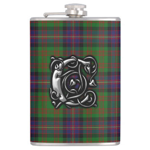 Gammalt skott för klanCochrane Cochran Tartan Fickplunta