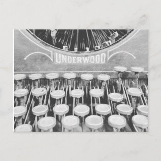 Gammalt skrivmaskin-vykort vykort