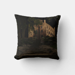 Gammalt slott i skogen kudde