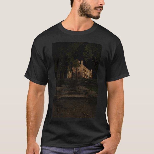 Gammalt slott i skogen t shirt (Framsida)