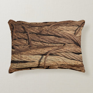 Gammalt smutsa ner rostigt industriellt stålsätter prydnadskudde