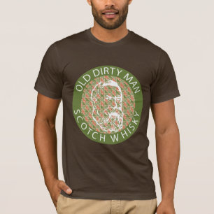 Gammalt smutsa ner T-tröja för Scotch Whisky fö Tee