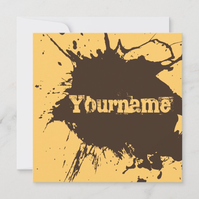 Gammalt som smuts - stek- & smutspartyinbjudan inbjudningar (Framsida)