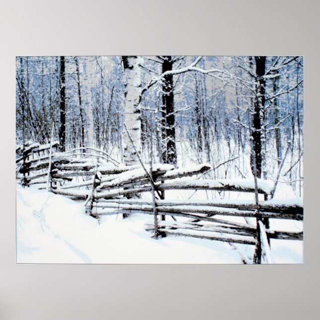 Gammalt staket poster (Framsidan)