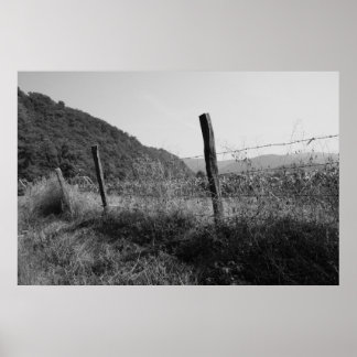 Gammalt staket poster