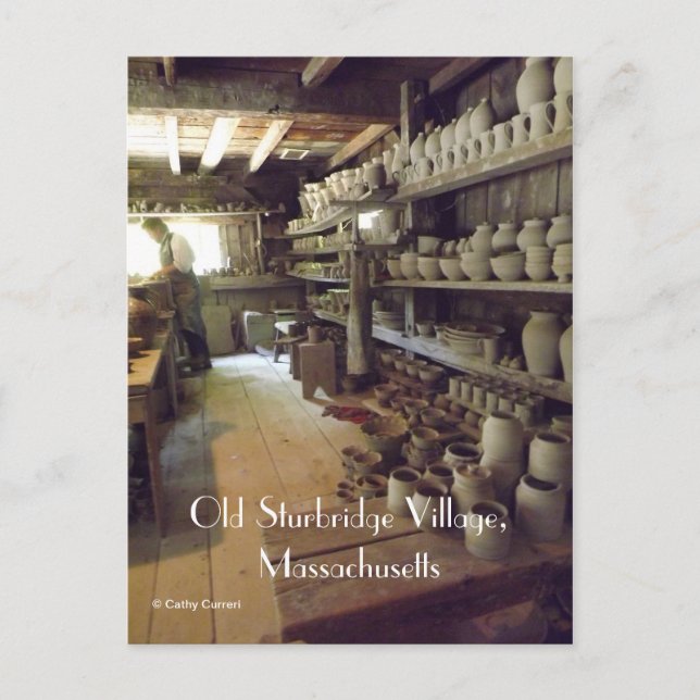 Gammalt Sturbridbyvykort Vykort (Framsida)
