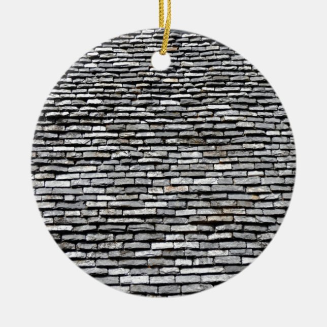 Gammalt tak som är bästa med lampglaset julgransprydnad keramik (Framsidan)