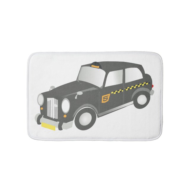 Gammalt Taxi Badrumsmatta (Framsidan)
