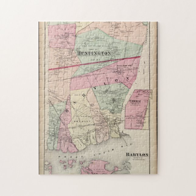 Gammalt Time Babylon pussel (Vertikal)