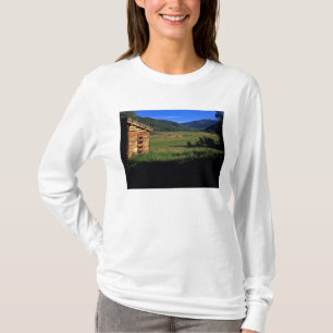 Gammalt timmerhus nära Park City, Utah. (P.R.) T-shirt