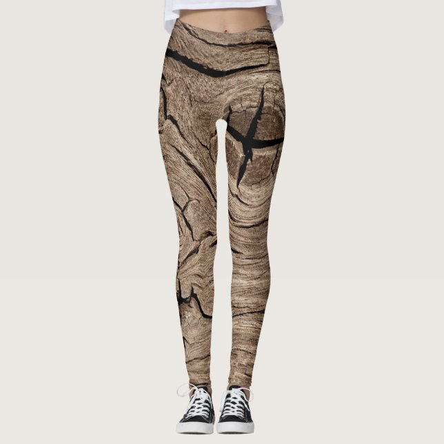 gammalt trä, vintage leggings (Framsida)