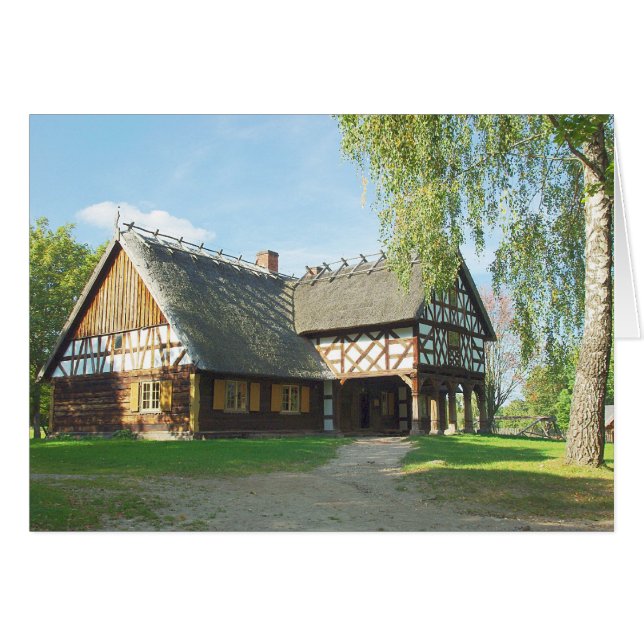 Gammalt trähus - kort (Framsidan Horizontal)