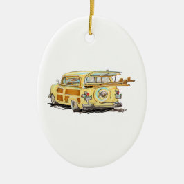 gammalt träig julgransprydnad keramik