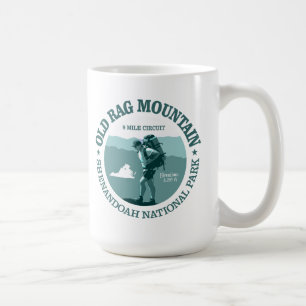 Gammalt trasaberg (rd) kaffemugg