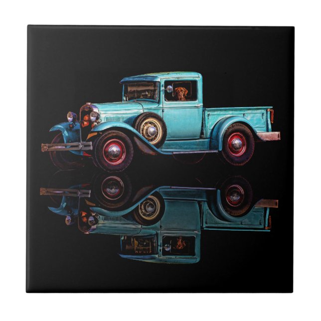 GAMMALT TROGET KAKELPLATTA (Framsidan)