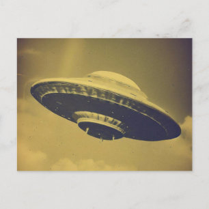 gammalt UFO-foto Vykort