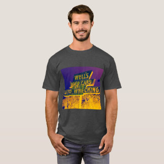Gammalt underteckna fotografi t-shirt