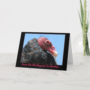 Gammalt vråkfödelsedagkort kort