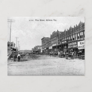Gammalt vykort - Abilene, Texas.
