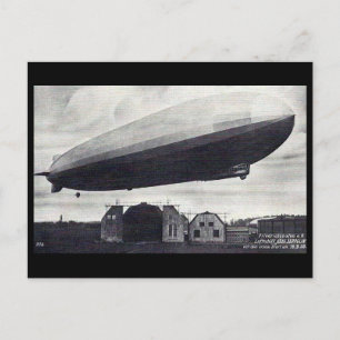 Gammalt vykort - Airship ’Graf Zeppelin’