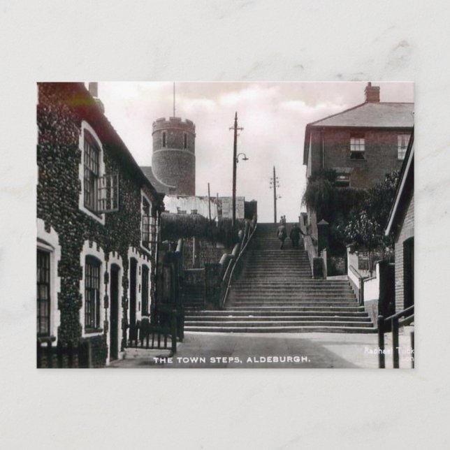 Gammalt vykort - Aldeburgh, Suffolk (Framsida)
