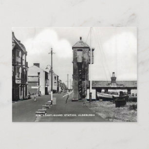 Gammalt vykort - Aldeburgh, Suffolk