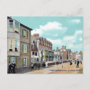 Gammalt vykort - Aldeburgh, Suffolk