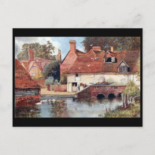 Gammalt vykort - Amersham, Buckinghamshire