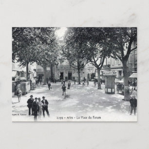 Gammalt vykort - Arles, Bouches-du-Rhône