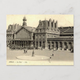 Gammalt vykort - Arras, Pas-de-Calais, Frankrike