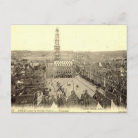 Gammalt vykort - Arras, Pas-de-Calais, Frankrike