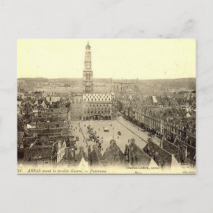 Gammalt vykort - Arras, Pas-de-Calais, Frankrike