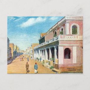 Gammalt vykort - Bangalore (Bengaluru), Indien.