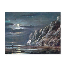 Gammalt vykort - Beachy Head Lighthouse, Sussex