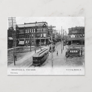 Gammalt vykort - Belleville, Illinois, USA