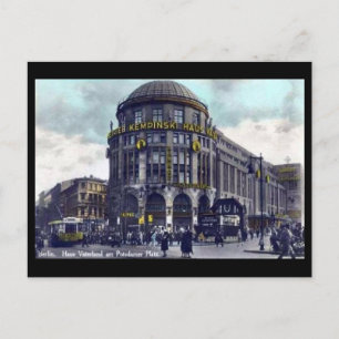 Gammalt vykort - Berlin, Potsdamer Platz