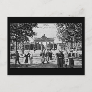 Gammalt vykort, Berlin, Unter den Linden Vykort