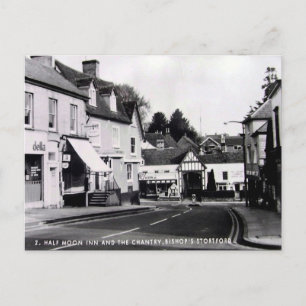 Gammalt vykort - biskop's Stortford, Herts