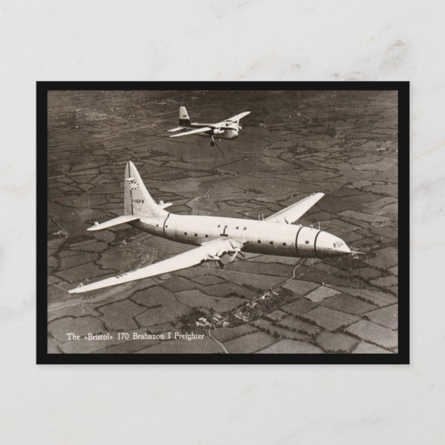 Gammalt vykort - Bristol ’Brabazon’ (Framsida)