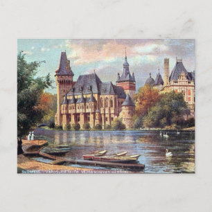 Gammalt vykort - Budapest, Ungern
