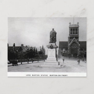 Gammalt vykort - Burton-on-Trent, Stbudsdshire