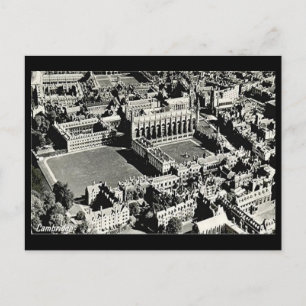 Gammalt vykort - Cambridge