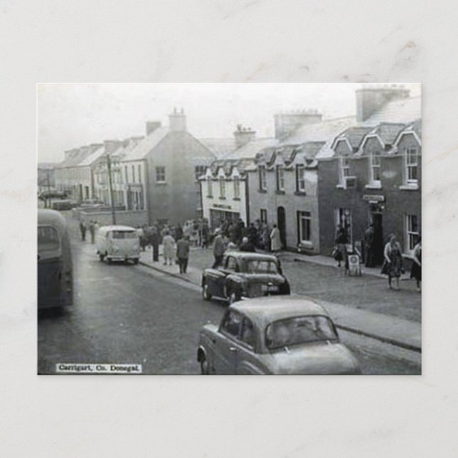 Gammalt vykort - Carrigart, Co Donegal, Irland (Framsida)