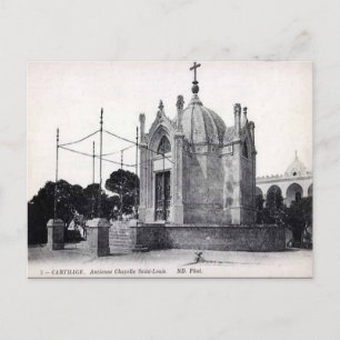 Gammalt vykort - Carthage, Tunisien