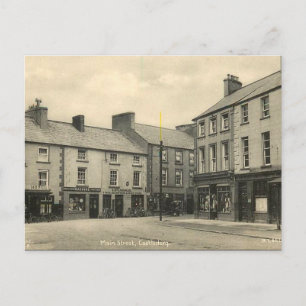 Gammalt vykort - Castlederg, Co Tyrone