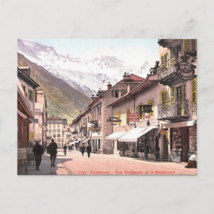 Gammalt vykort - Chamonix, Haute Savoie