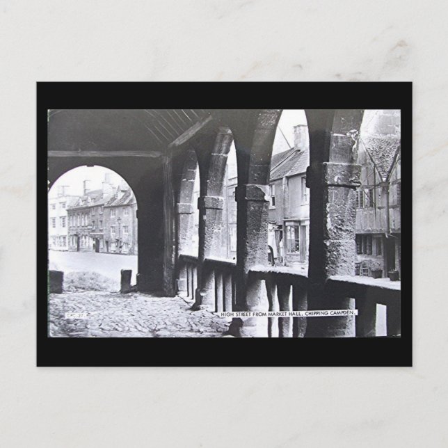 Gammalt vykort - Chipping Campden, Glos (Framsida)